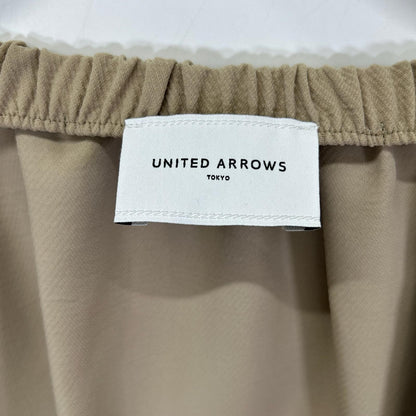 UNITED ARROWS ユナイテッドアローズ 1522-199-5365 ベージュ COMFY ギャザー ノーカラー ジップアプブルゾン トップス