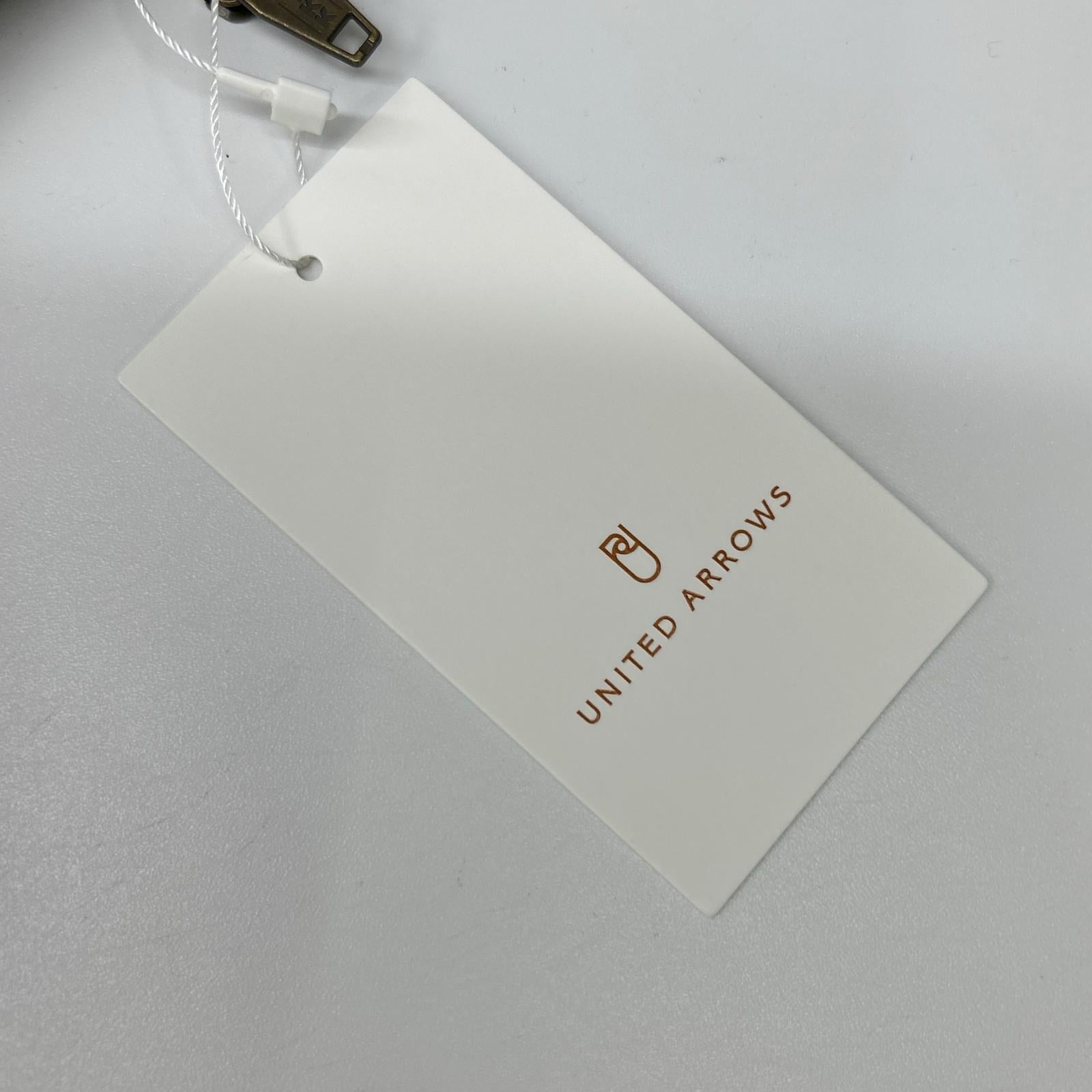 UNITED ARROWS ユナイテッドアローズ 1522-199-5365 ベージュ COMFY ギャザー ノーカラー ジップアプブルゾン トップス