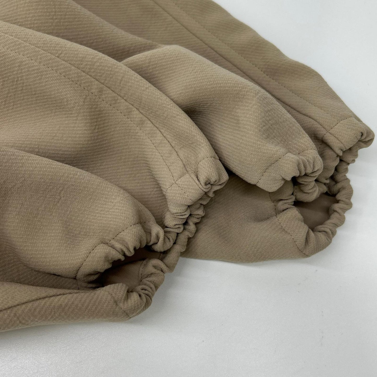 UNITED ARROWS ユナイテッドアローズ 1522-199-5365 ベージュ COMFY ギャザー ノーカラー ジップアプブルゾン トップス