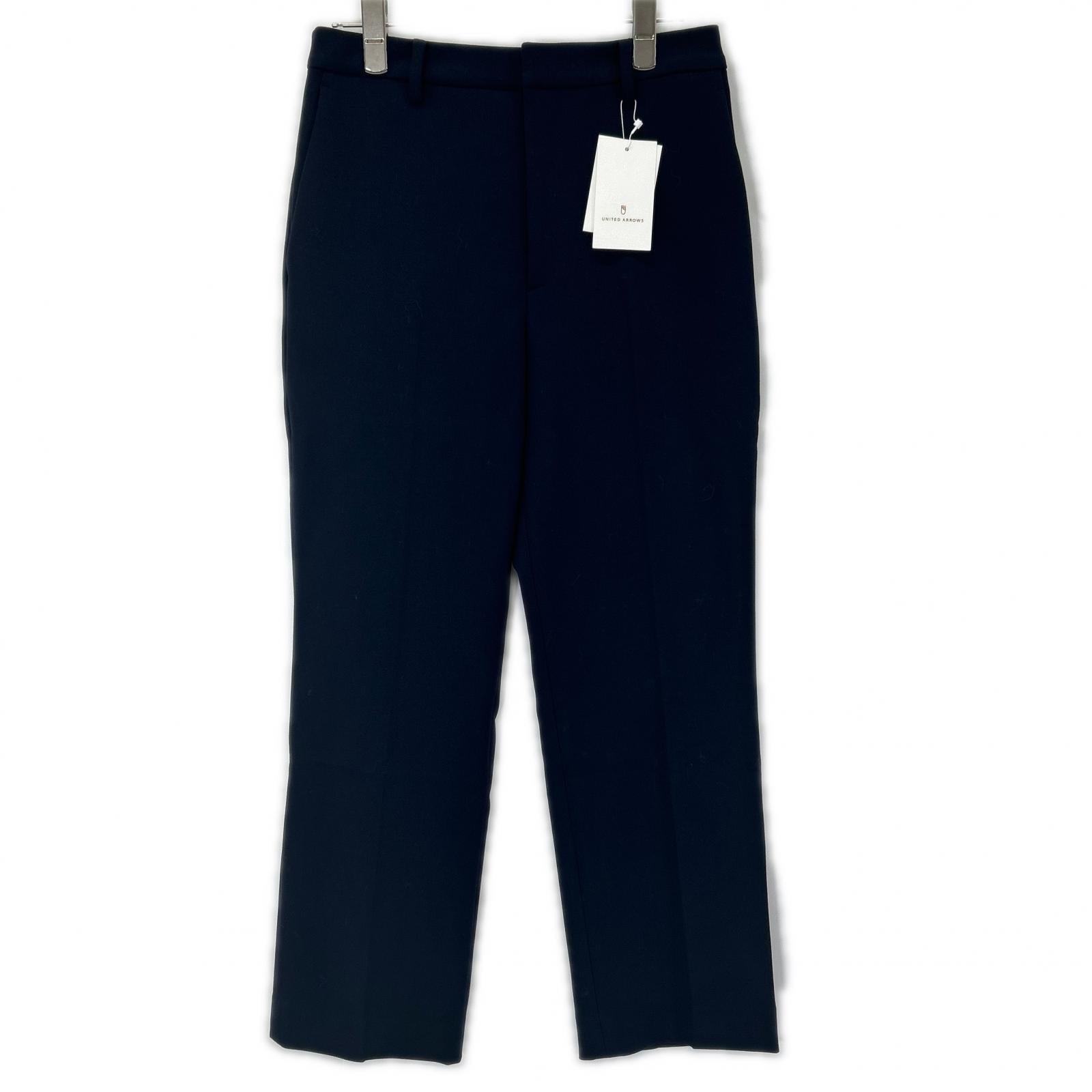UNITED ARROWS ユナイテッドアローズ 1514-1-993030 ダークネイビー センタープレス テーパードパンツ ボトムス