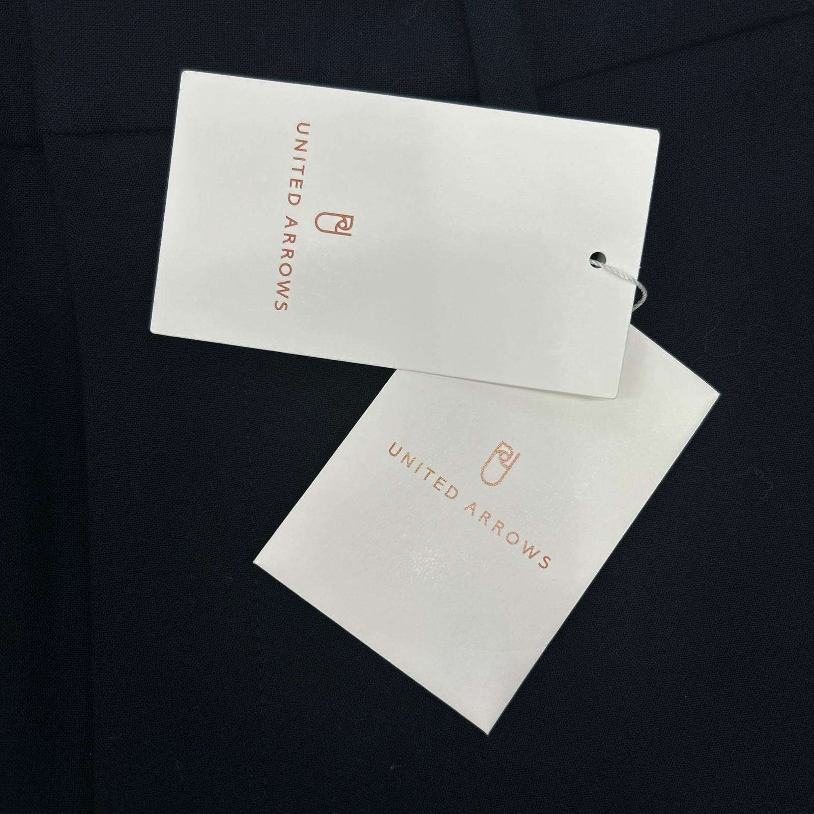 UNITED ARROWS ユナイテッドアローズ 1514-1-993030 ダークネイビー センタープレス テーパードパンツ ボトムス