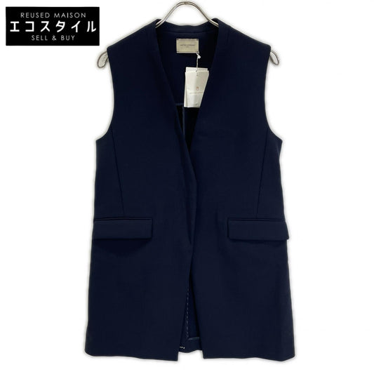 UNITED ARROWS ユナイテッドアローズ 1522-1-443030 ネイビー ウォッシャブル ダブルクロス ジレベスト ベスト