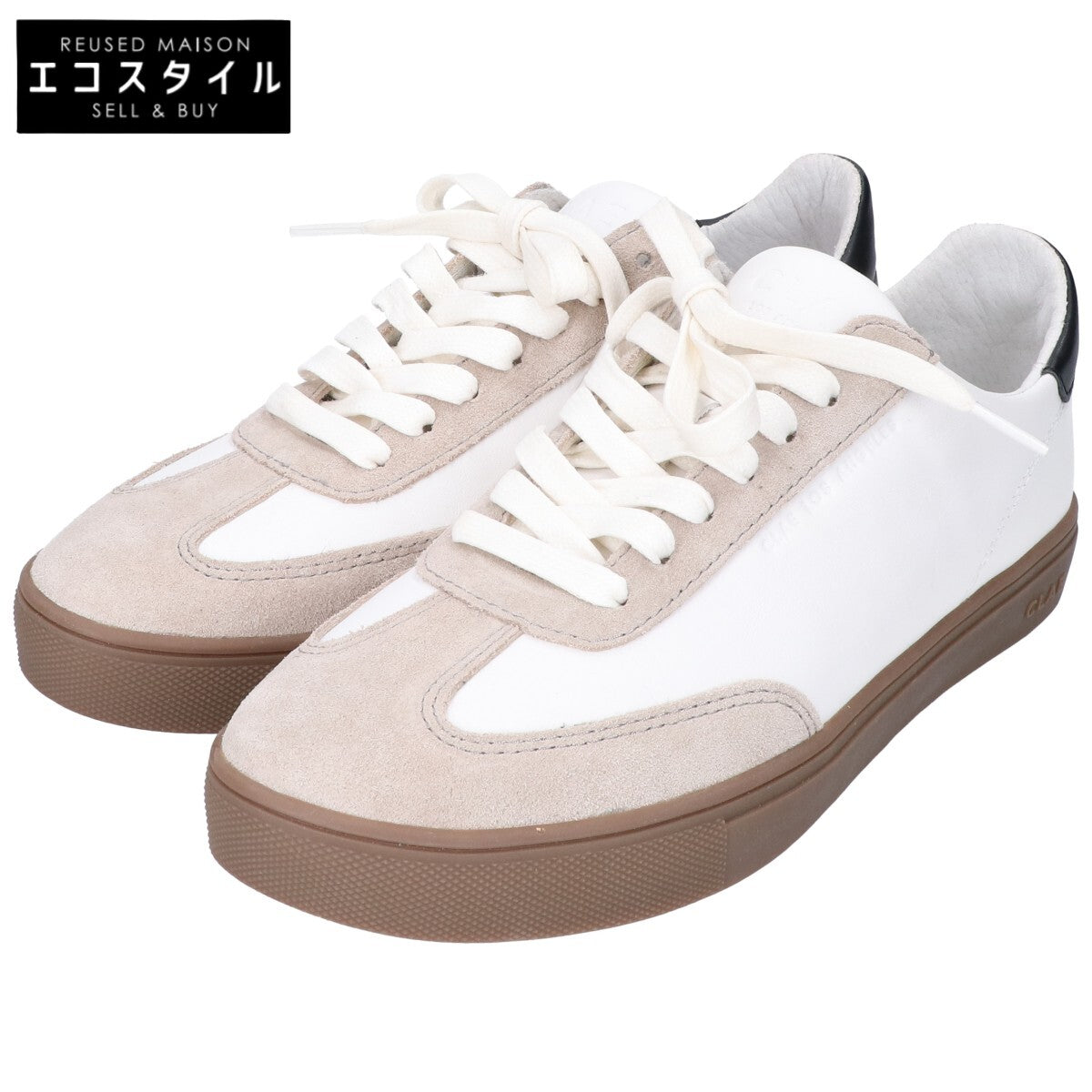 CLae クレー CL24CDN04 ホワイト×ブラック レザー DEANE/ディーン ローパットスニーカー シューズ