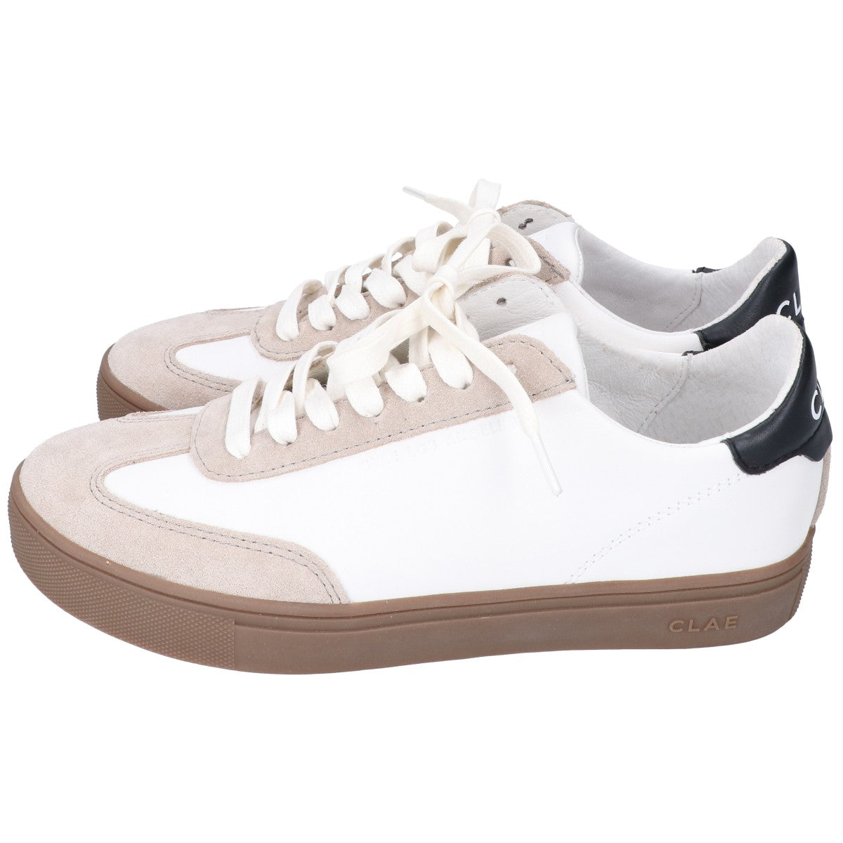 CLae クレー CL24CDN04 ホワイト×ブラック レザー DEANE/ディーン ローパットスニーカー シューズ