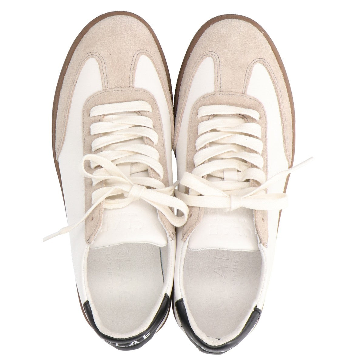 CLae クレー CL24CDN04 ホワイト×ブラック レザー DEANE/ディーン ローパットスニーカー シューズ