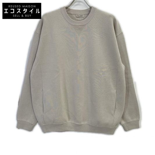 BEAUTY&YOUTH UNITED ARROWS ビューティアンドユース ユナイテッドアローズ 1213-1-000008 ベージュ コットン混 ミラノリブ クルーネック ニットスウェット トップス