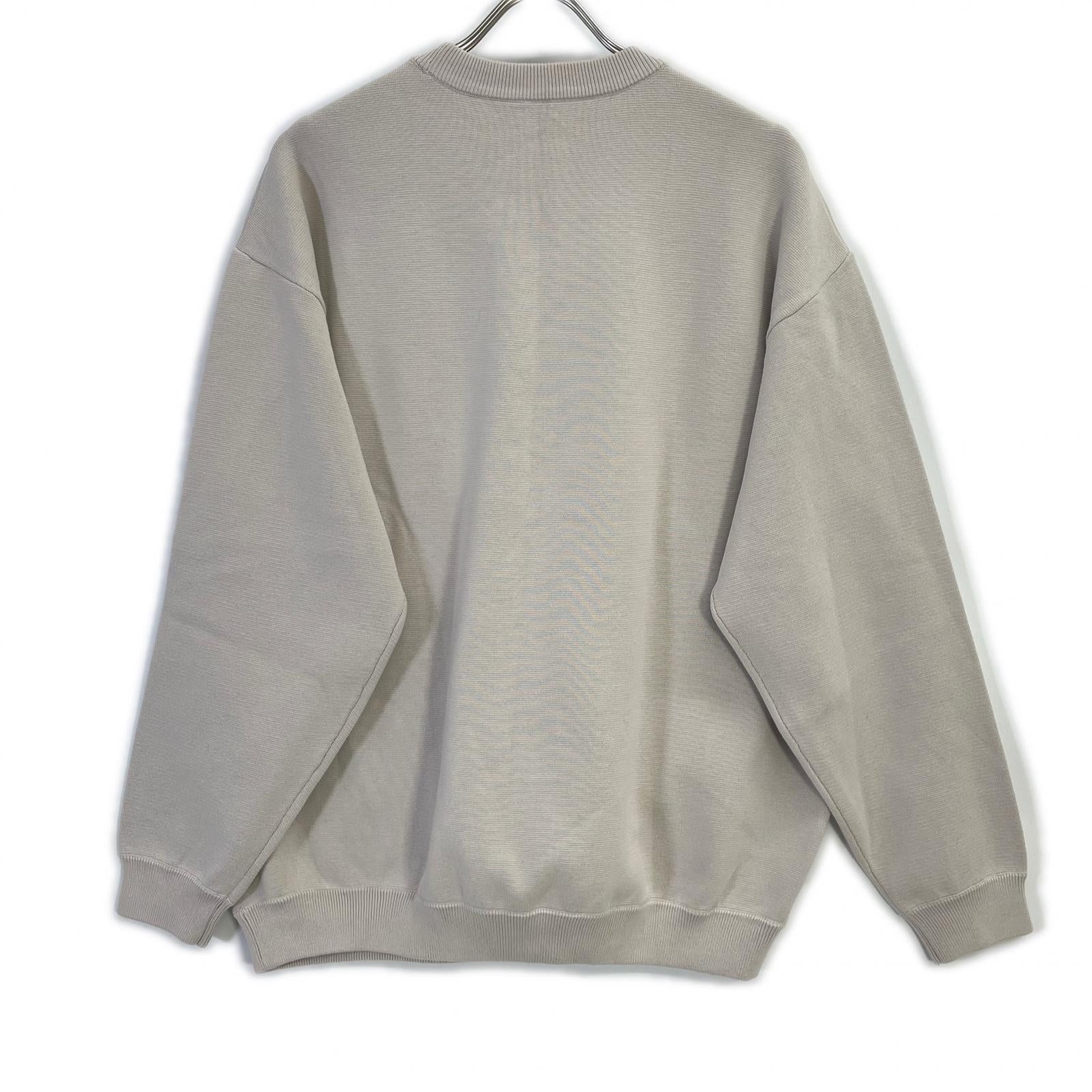 BEAUTY&YOUTH UNITED ARROWS ビューティアンドユース ユナイテッドアローズ 1213-1-000008 ベージュ コットン混 ミラノリブ クルーネック ニットスウェット トップス
