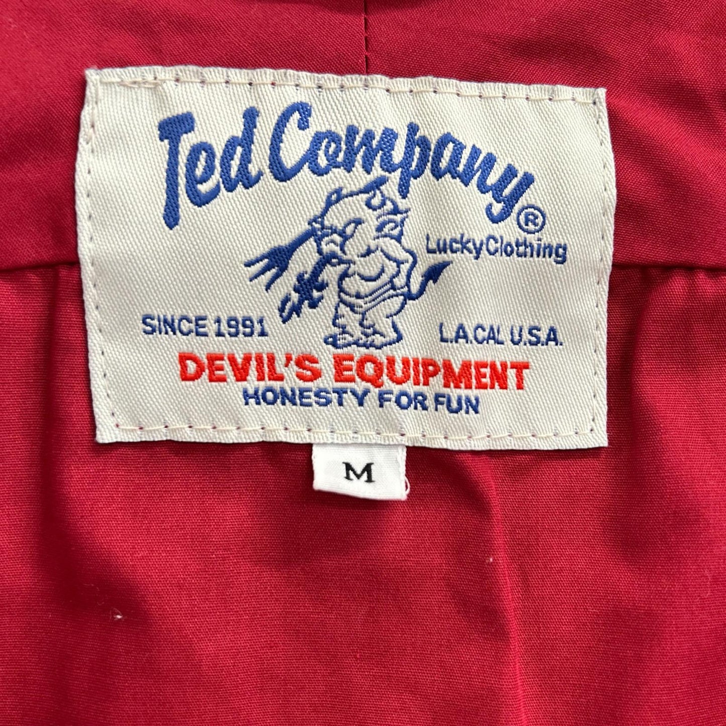 TEDMAN テッドマン ベージュ ドッグイヤーカラー ジップアップ コットンジャケット ジャケット