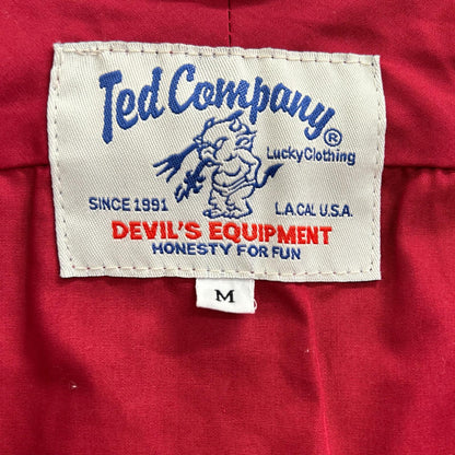 TEDMAN テッドマン ベージュ ドッグイヤーカラー ジップアップ コットンジャケット ジャケット