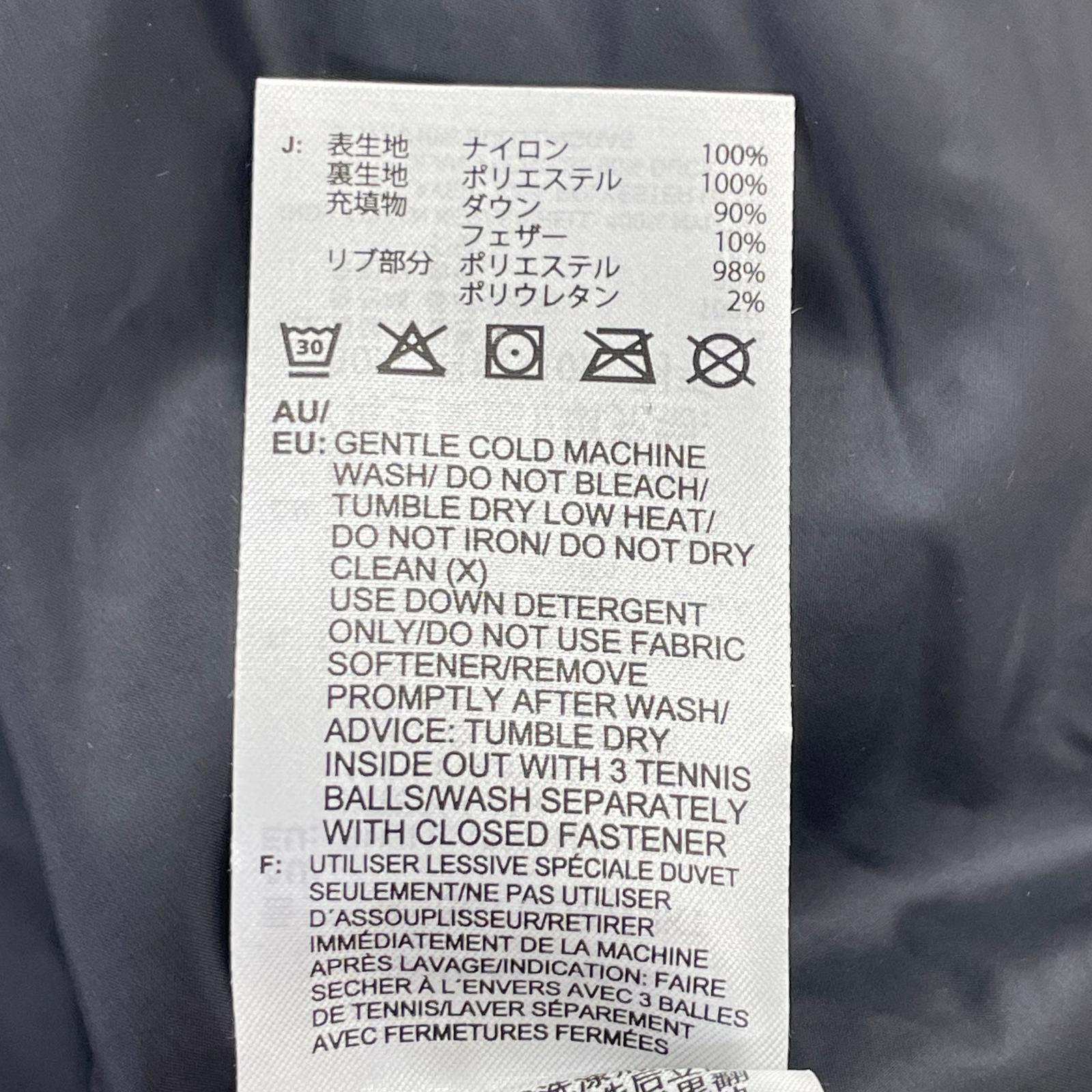adidas アディダス FL0004 ブラック ナイロン ジップアップブルゾン ダウンジャケット ジャケット