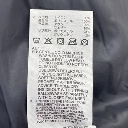 adidas アディダス FL0004 ブラック ナイロン ジップアップブルゾン ダウンジャケット ジャケット