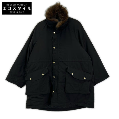 カレンソロジー Curensology 【&RC】25AW CL507133ER-00 ブラック ポリエステル フェイクファーエリツキスウェーディッシュモッズコート ジャケット