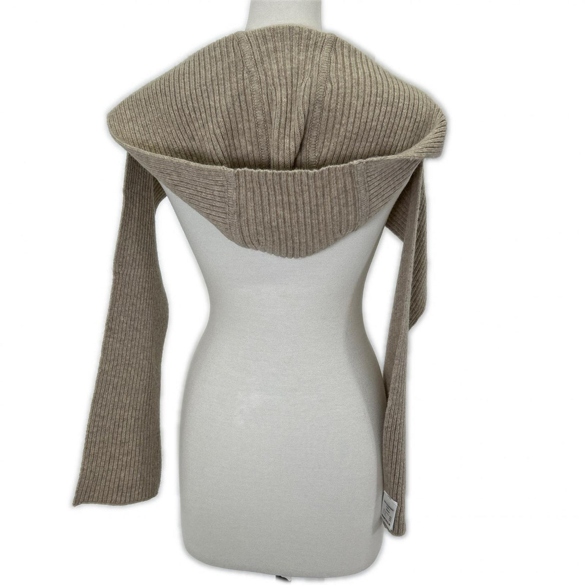 GALLARDAGALANTE ガリャルダガランテ GGZ1052305A0007 Beige Wool-Blend Hoodie Set V-Neck Knit Pullover Top