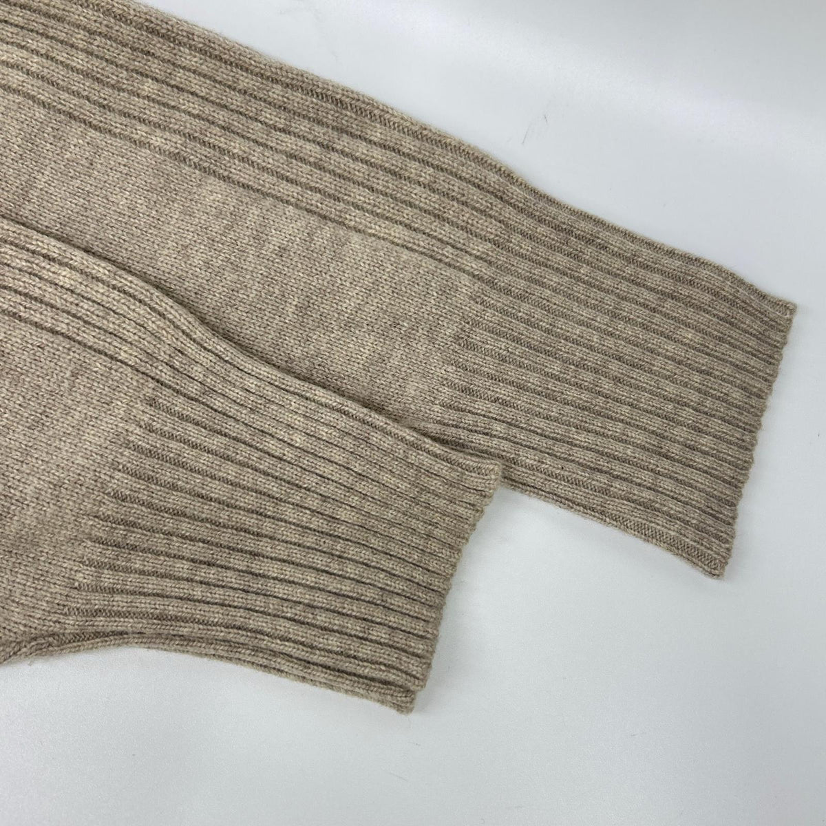 GALLARDAGALANTE ガリャルダガランテ GGZ1052305A0007 Beige Wool-Blend Hoodie Set V-Neck Knit Pullover Top