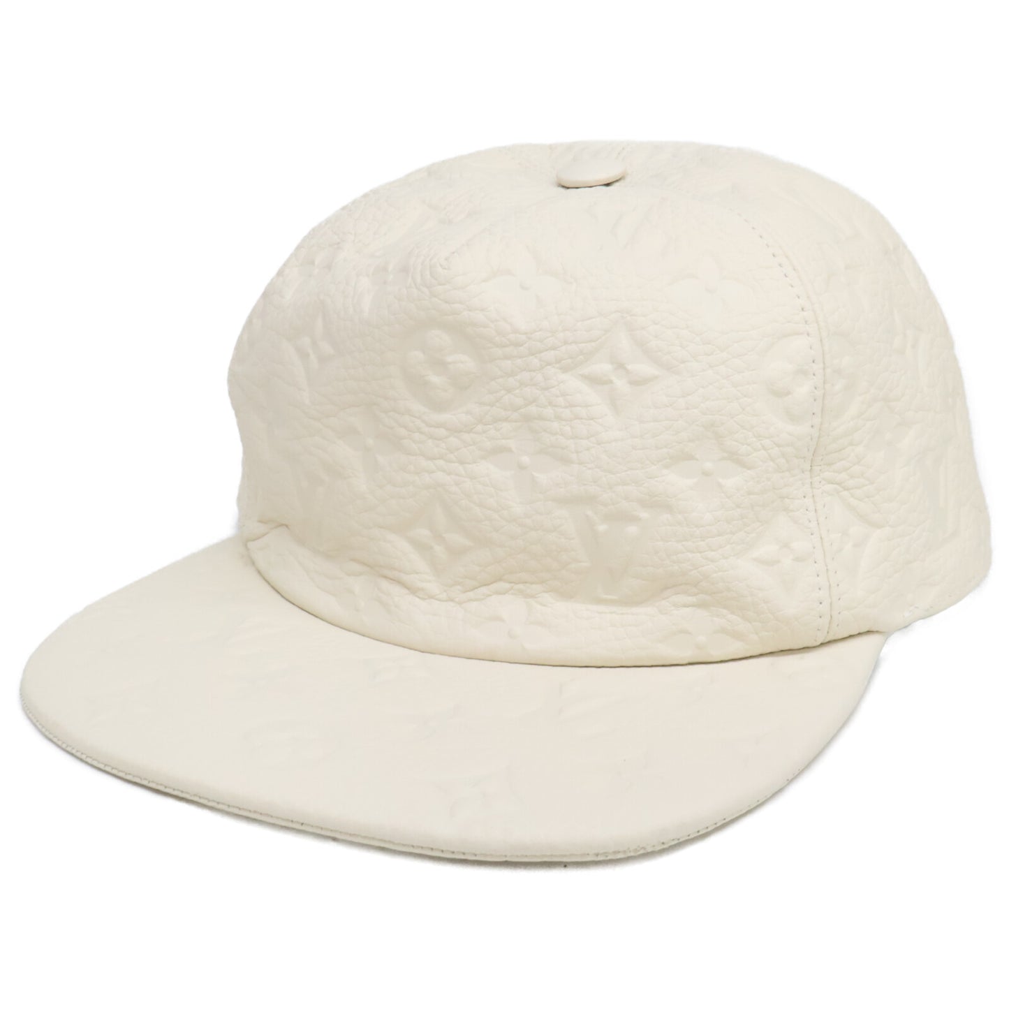 LOUIS VUITTON ルイヴィトン MP2321 モノグラムアンプラント トリヨンレザー モノグラム クイル 1.0 キャップ 帽子