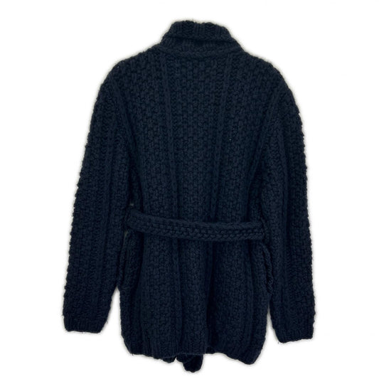 GUCCI グッチ 299471 ネイビー ウール100 ケーブルニット ショートコート コート