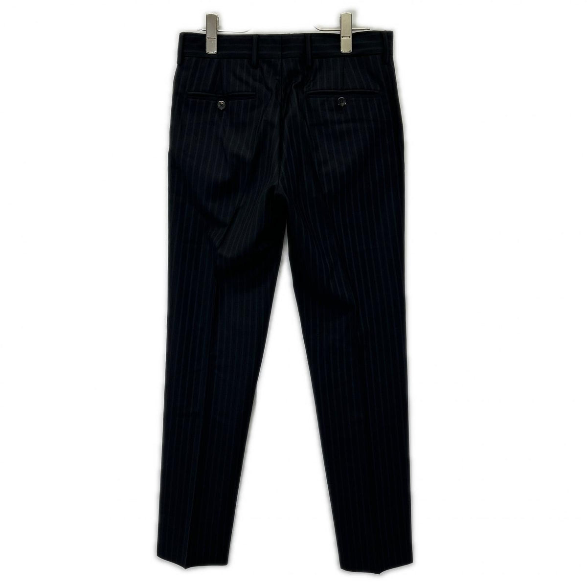LOUIS VUITTON ルイヴィトン 12AW RM122F H2C9SAW5I ブラック ストライプ ダミエライナー セットアップピンストライプスーツ スーツ セットアップ