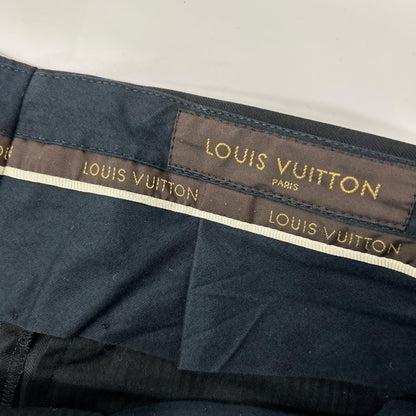 LOUIS VUITTON ルイヴィトン 12AW RM122F H2C9SAW5I ブラック ストライプ ダミエライナー セットアップピンストライプスーツ スーツ セットアップ
