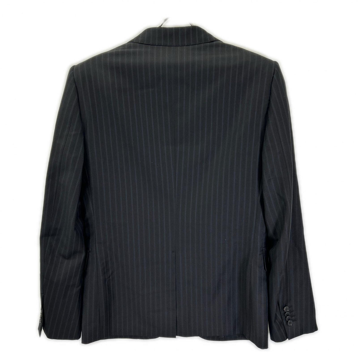 LOUIS VUITTON ルイヴィトン 12AW RM122F H2C9SAW5I ブラック ストライプ ダミエライナー セットアップピンストライプスーツ スーツ セットアップ