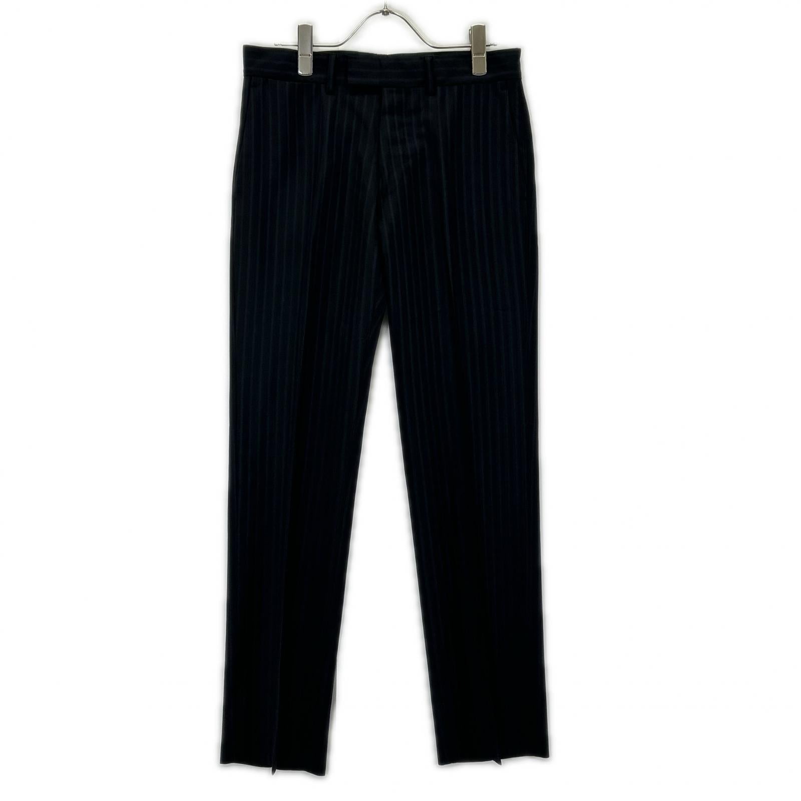 LOUIS VUITTON ルイヴィトン 12AW RM122F H2C9SAW5I ブラック ストライプ ダミエライナー セットアップピンストライプスーツ スーツ セットアップ