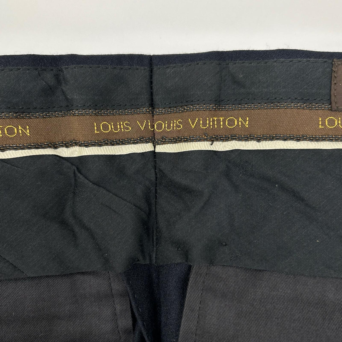 LOUIS VUITTON ルイヴィトン 15AW RM152F H8CA1EUWK ブラック ピークドラペル モノグラムライナー スーツセットアップ スーツ セットアップ