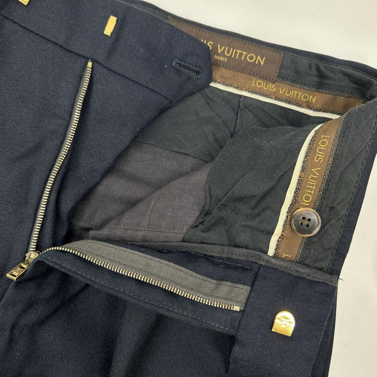 LOUIS VUITTON ルイヴィトン 15AW RM152F H8CA1EUWK ブラック ピークドラペル モノグラムライナー スーツセットアップ スーツ セットアップ