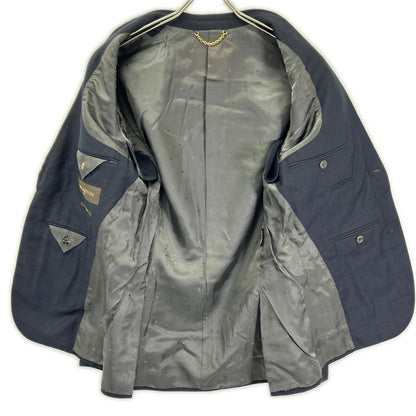 LOUIS VUITTON ルイヴィトン 15AW RM152F H8CA1EUWK ブラック ピークドラペル モノグラムライナー スーツセットアップ スーツ セットアップ