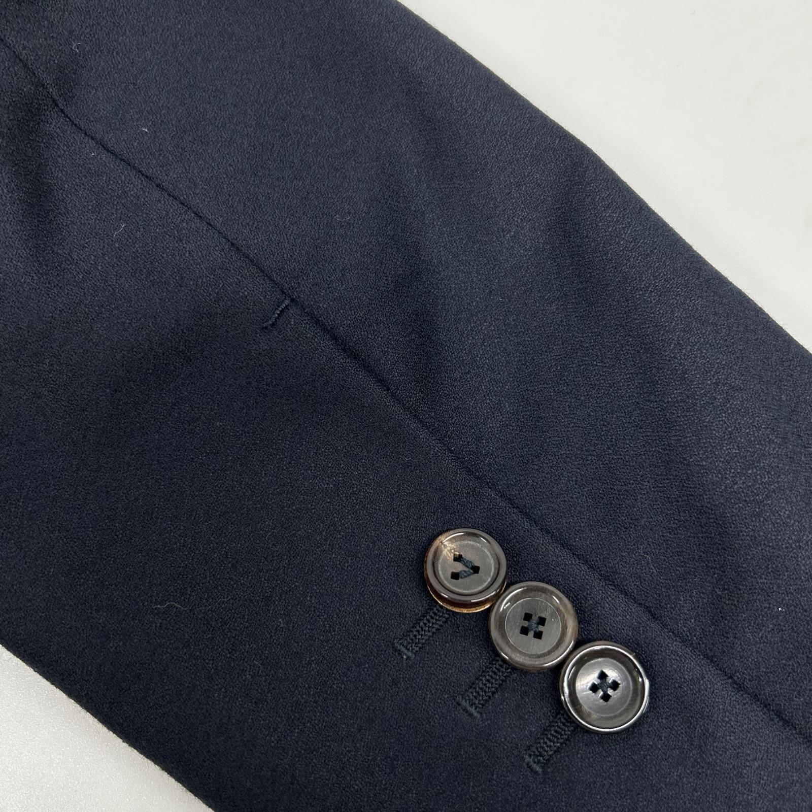 LOUIS VUITTON ルイヴィトン 15AW RM152F H8CA1EUWK ブラック ピークドラペル モノグラムライナー スーツセットアップ スーツ セットアップ