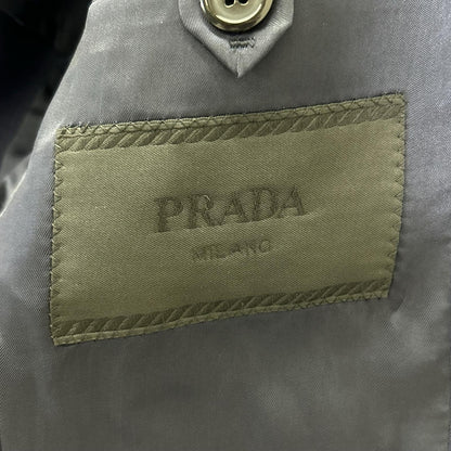 PRADA プラダ 15年製 UAF437 ネイビー モヘアウールブレンド スーツ セットアップ スーツ セットアップ