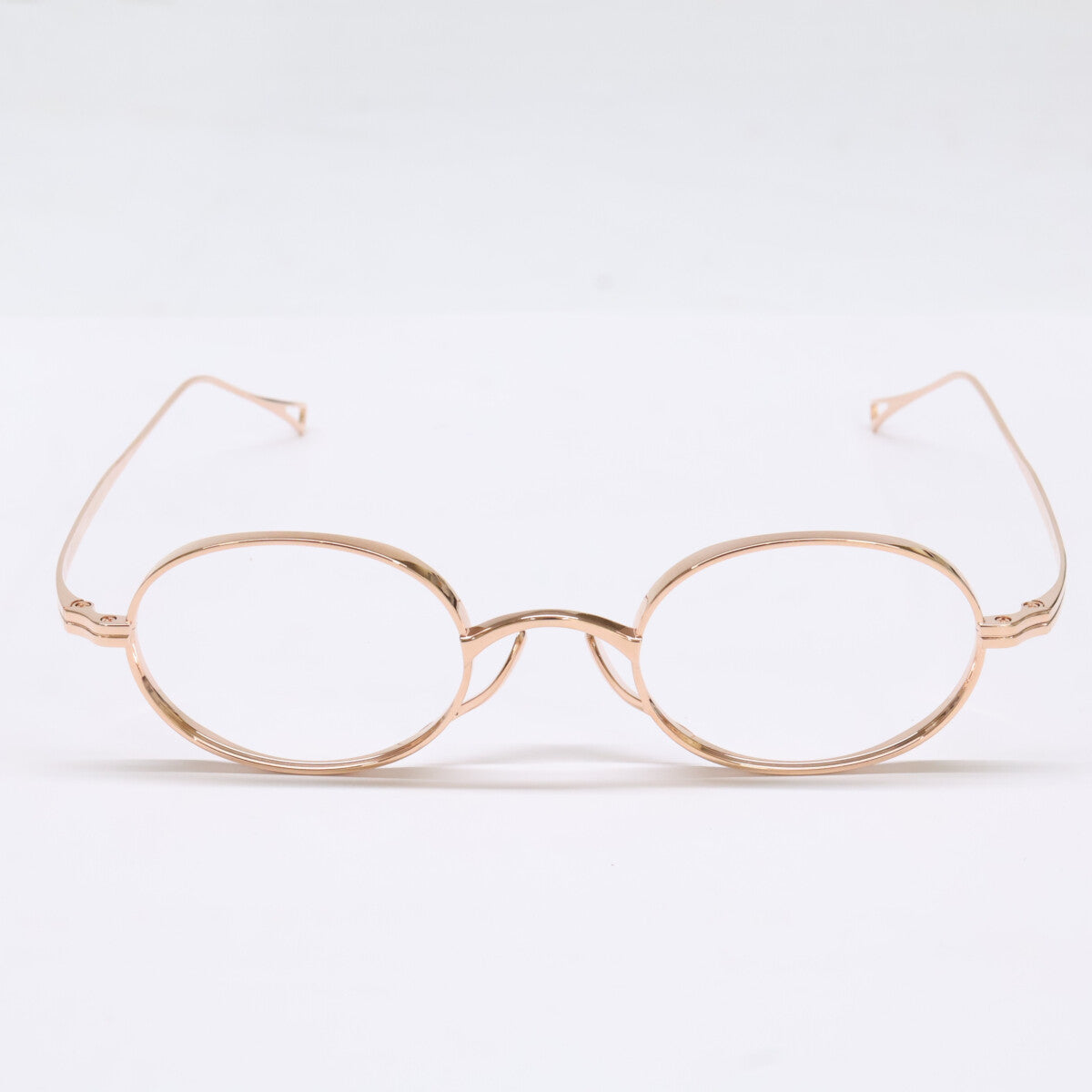 KameManNen KameManNen Like-New KMN9918 RG Lensless Oval-Shape Eyewear Glasses