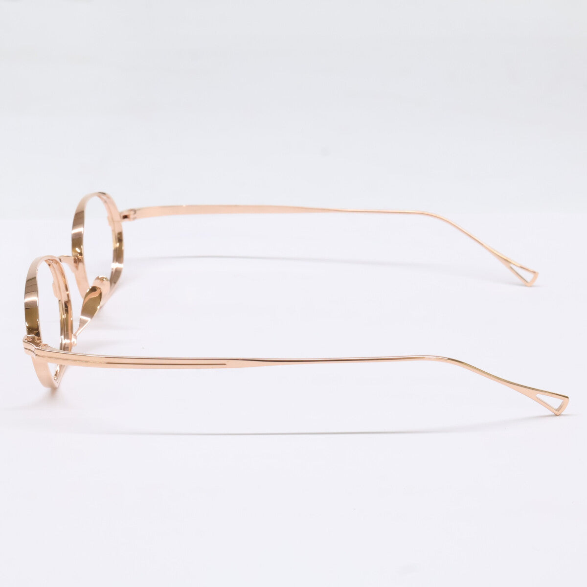 KameManNen KameManNen Like-New KMN9918 RG Lensless Oval-Shape Eyewear Glasses