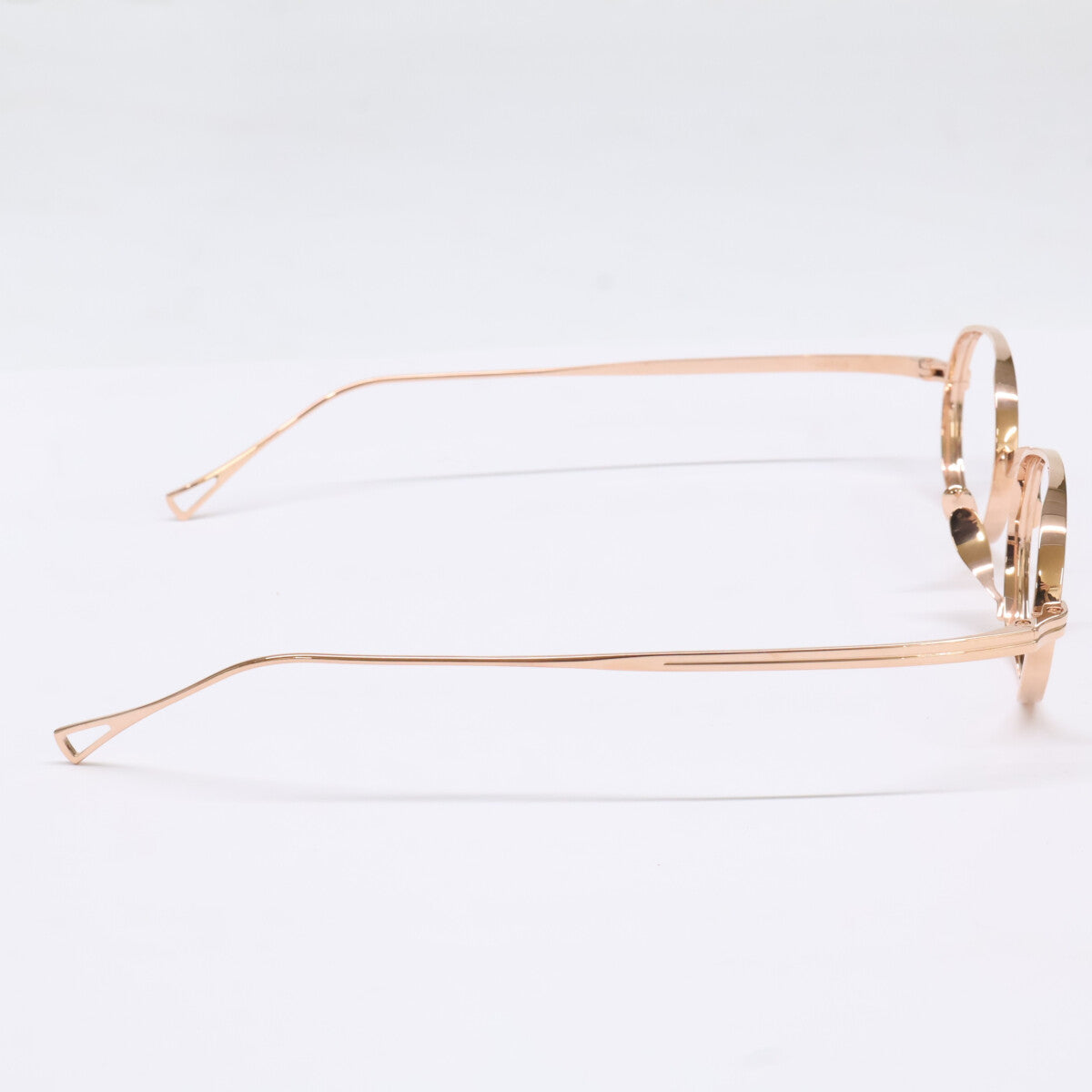 KameManNen KameManNen Like-New KMN9918 RG Lensless Oval-Shape Eyewear Glasses