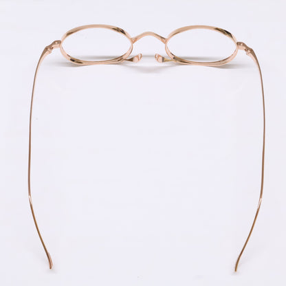 KameManNen KameManNen Like-New KMN9918 RG Lensless Oval-Shape Eyewear Glasses