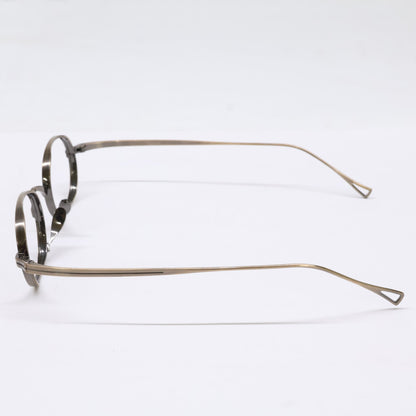 KameManNen KameManNen Like-New KMN9918 AG Lensless Oval-Shape Eyewear Glasses