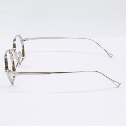KameManNen KameManNen Like-New KMN152 TS Lensless Octagon-Shape Eyewear Glasses