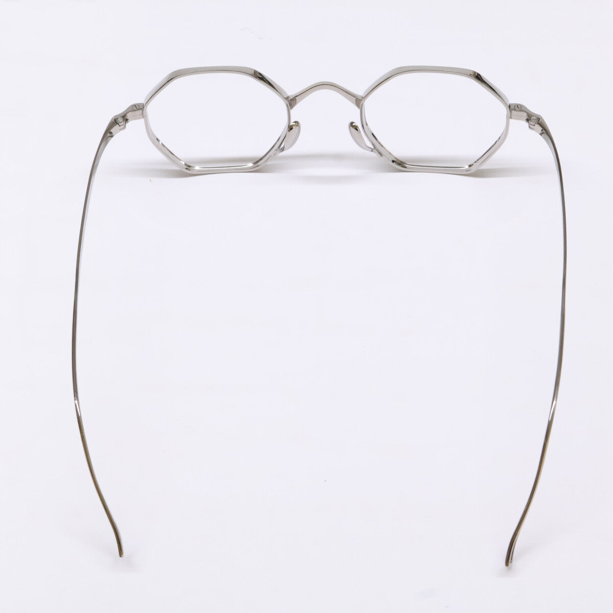 KameManNen KameManNen Like-New KMN152 TS Lensless Octagon-Shape Eyewear Glasses