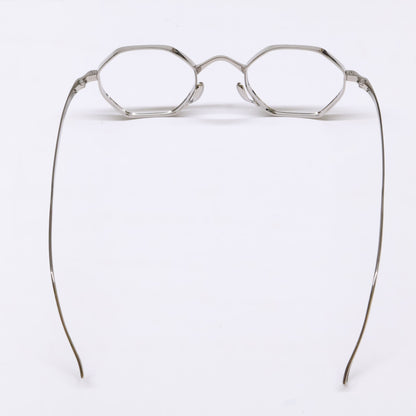KameManNen KameManNen Like-New KMN152 TS Lensless Octagon-Shape Eyewear Glasses