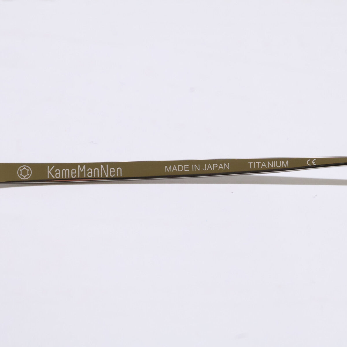 KameManNen KameManNen Like-New KMN152 TS Lensless Octagon-Shape Eyewear Glasses