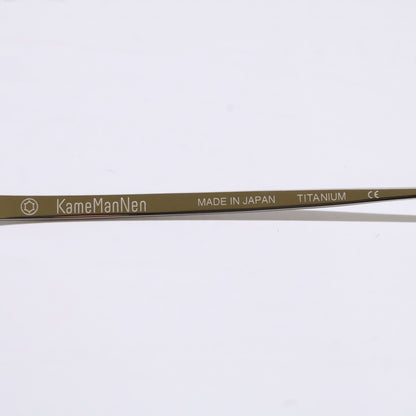 KameManNen KameManNen Like-New KMN152 TS Lensless Octagon-Shape Eyewear Glasses