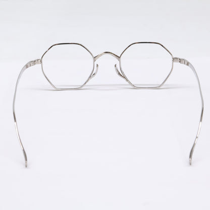 KameManNen KameManNen Like-New KMN152 TS Lensless Octagon-Shape Eyewear Glasses