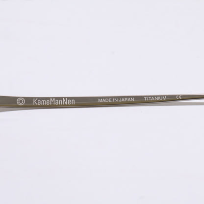 KameManNen KameManNen Like-New KMN152 TS Lensless Octagon-Shape Eyewear Glasses