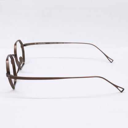KameManNen KameManNen Like-New KMN152 DBR Lensless Octagon-Shape Eyewear Glasses