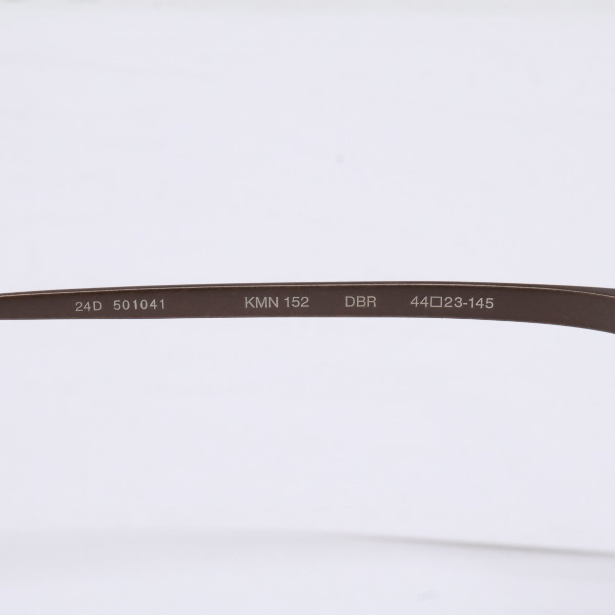 KameManNen KameManNen Like-New KMN152 DBR Lensless Octagon-Shape Eyewear Glasses