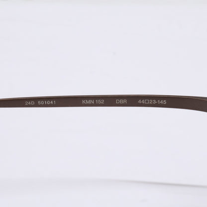 KameManNen KameManNen Like-New KMN152 DBR Lensless Octagon-Shape Eyewear Glasses