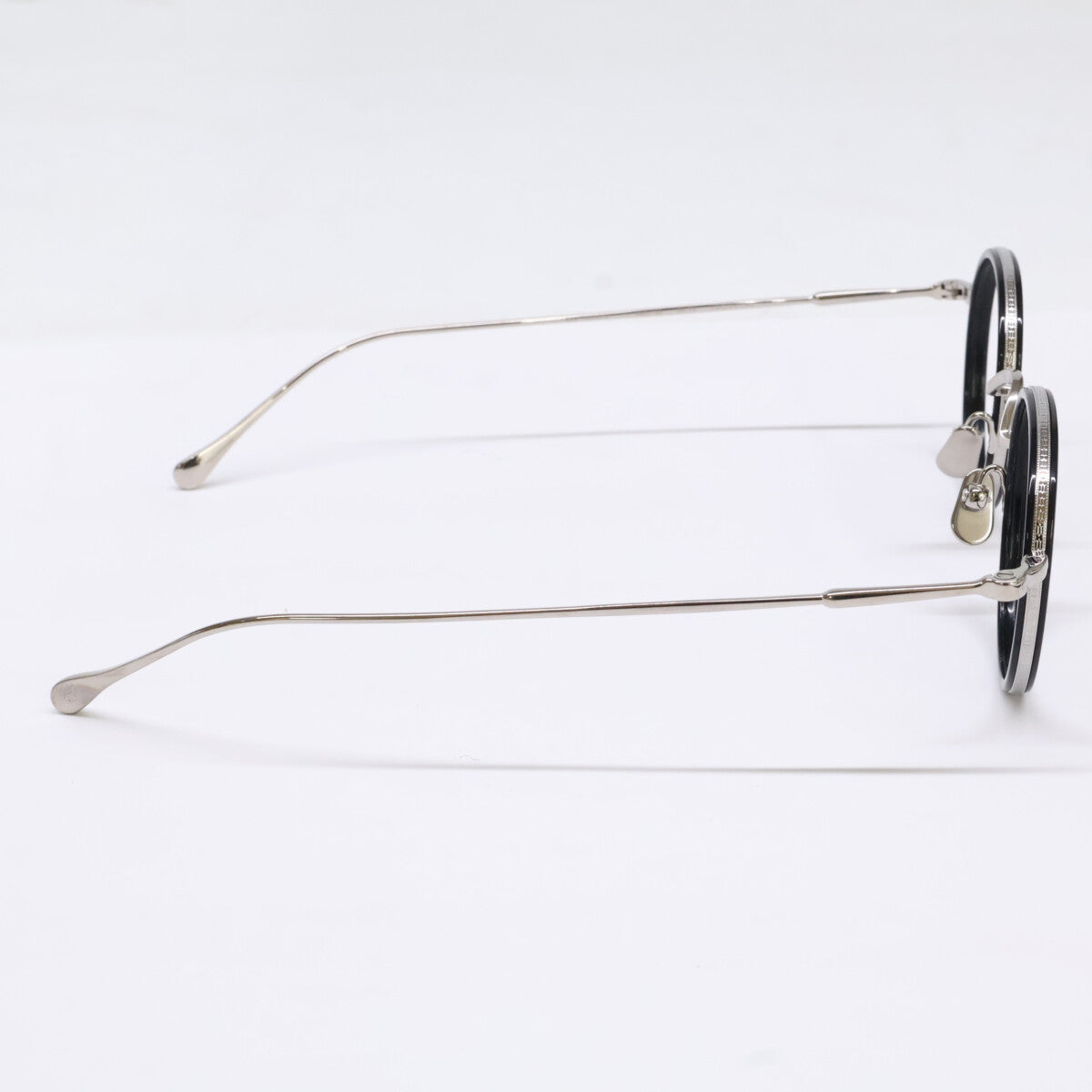 KameManNen カメマンネン 【新品同様】KMN139 BK/TS レンズなし コンビ ボストンシェイプ アイウェア 眼鏡