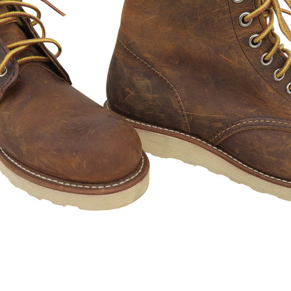 Red Wing レッドウィング 6-inch Classic Round カッパー ラフ＆タフ グッドイヤーレザーウェルト ラウンドトゥブーツ 茶 US6.5 9111 シューズ