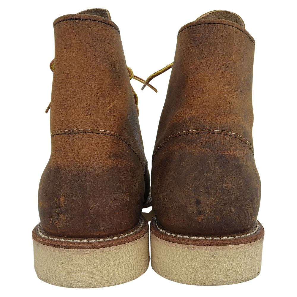 Red Wing レッドウィング 6-inch Classic Round カッパー ラフ＆タフ グッドイヤーレザーウェルト ラウンドトゥブーツ 茶 US6.5 9111 シューズ