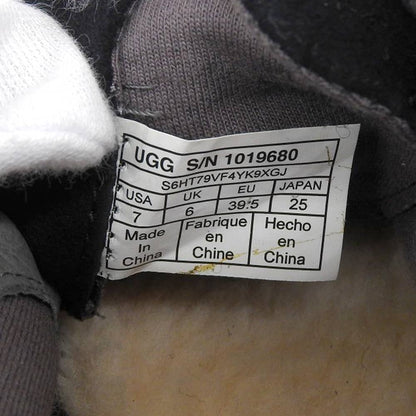 UGG アグ 美品 フリーモンプレイド チェック柄 チャッカタイプスニーカー シューズ メンズ レッド×ブラック 25cm 1019680 シューズ