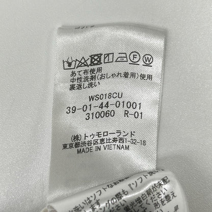 CABaN キャバン 【24年製】39-01-44-01001 コットンサテンモールスキン タックブラウス トップス