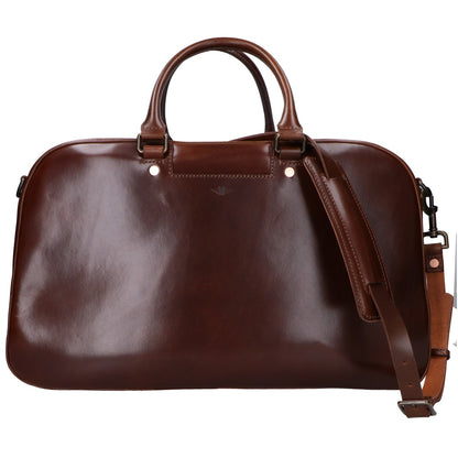 Satchel&Page サッチェルアンドページ 美品 Weekender/ウィークエンダー 植物タンニン鞣しグレインカーフ エンボスロゴ 2WAYトラベルバッグ ボストンバッグ